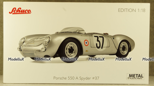 Porsche 550 Spyder #37 24h Le Mans 1955, 450033400, Schuco 1:18 