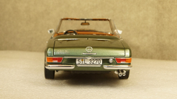 Mercedes 280 SL W113 со сьемным тентом 1966 greenmetallic, Schuco 1:18