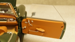 Mercedes 280 SL W113 со сьемным тентом 1966 greenmetallic, Schuco 1:18