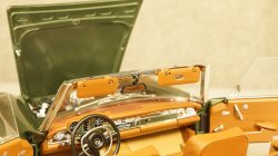 Mercedes 280 SL W113 со сьемным тентом 1966 greenmetallic, Schuco 1:18