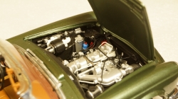 Mercedes 280 SL W113 со сьемным тентом 1966 greenmetallic, Schuco 1:18