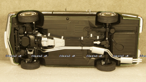 Mercedes 280 SL W113 со сьемным тентом 1966 greenmetallic, Schuco 1:18