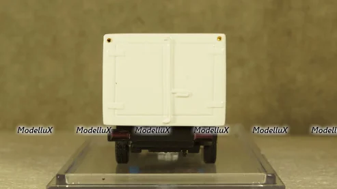 Газ-24 будка, сине/белый, Алник43 1:43