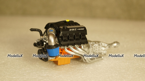 PLYMOUTH BARRACUDA ENGINE AND TRANSMISSION, Highway 61 1:18