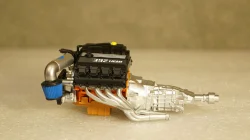 PLYMOUTH BARRACUDA ENGINE AND TRANSMISSION, Highway 61 1:18