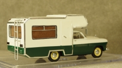 Газ-21 кемпинг, первая серия бело/зеленый, Алник43 1:43