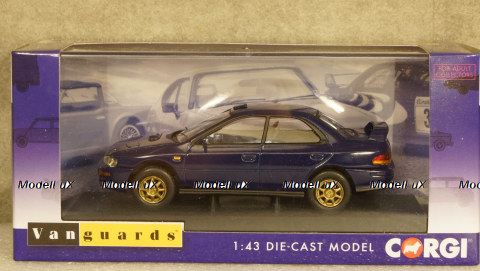 Subaru Impreza WRX (Type RA) STi V.II Pure sports Sedan, dark blue, Vanguards 1:43