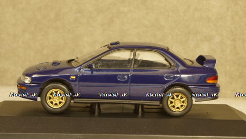 Subaru Impreza WRX (Type RA) STi V.II Pure sports Sedan, dark blue, Vanguards 1:43
