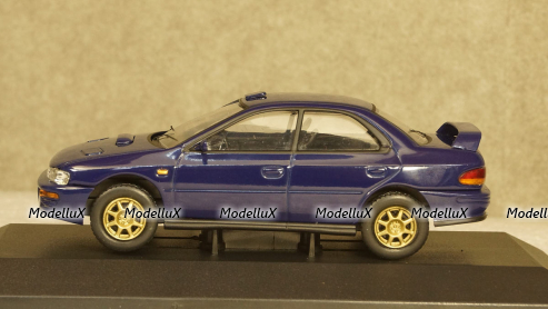 Subaru Impreza WRX (Type RA) STi V.II Pure sports Sedan, dark blue, Vanguards 1:43