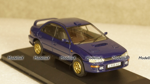 Subaru Impreza WRX (Type RA) STi V.II Pure sports Sedan, dark blue, Vanguards 1:43