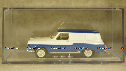 Газ-22 Фургон бело/синий, Алник43 1:43