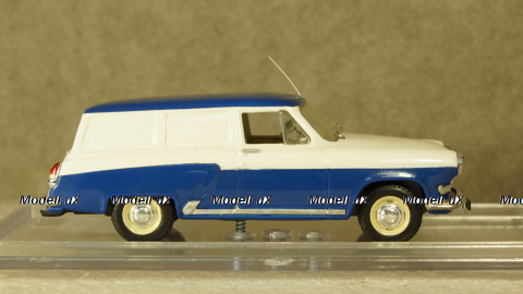 Газ-22 Фургон бело/синий, Алник43 1:43