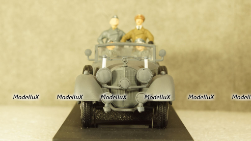 Mercedes Operazione Barbarossa Summer 1941 With Figures Hitler, Mussolini, UAN208, RIO 1:43
