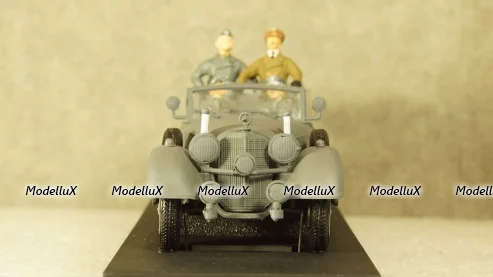 Mercedes Operazione Barbarossa Summer 1941 With Figures Hitler, Mussolini, UAN208, RIO 1:43