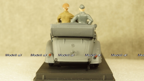 Mercedes Operazione Barbarossa Summer 1941 With Figures Hitler, Mussolini, UAN208, RIO 1:43