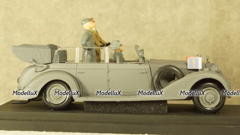 Mercedes Operazione Barbarossa Summer 1941 With Figures Hitler, Mussolini, UAN208, RIO 1:43