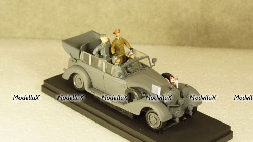 Mercedes Operazione Barbarossa Summer 1941 With Figures Hitler, Mussolini, UAN208, RIO 1:43