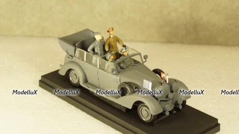 Mercedes Operazione Barbarossa Summer 1941 With Figures Hitler, Mussolini, UAN208, RIO 1:43