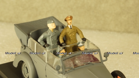 Mercedes Operazione Barbarossa Summer 1941 With Figures Hitler, Mussolini, UAN208, RIO 1:43