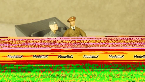 Mercedes Operazione Barbarossa Summer 1941 With Figures Hitler, Mussolini, UAN208, RIO 1:43