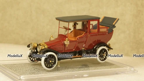 Руссо-Балт С 24-35 Ландоле 1912 г. темно-красный, Студия Колесо 1:43