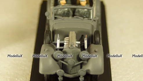 Mercedes Operazione Barbarossa Summer 1941 With Figures Hitler, Mussolini, UAN208, RIO 1:43