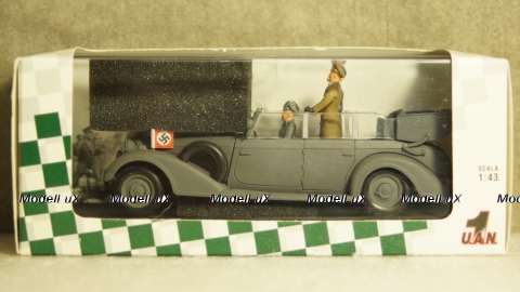Mercedes Operazione Barbarossa Summer 1941 With Figures Hitler, Mussolini, UAN208, RIO 1:43