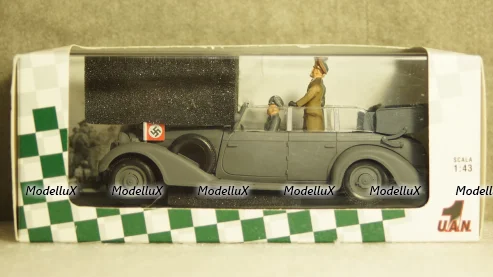 Mercedes Operazione Barbarossa Summer 1941 With Figures Hitler, Mussolini, UAN208, RIO 1:43