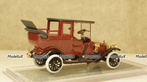 Руссо-Балт С 24-35 Ландоле 1912 г. темно-красный, Студия Колесо 1:43
