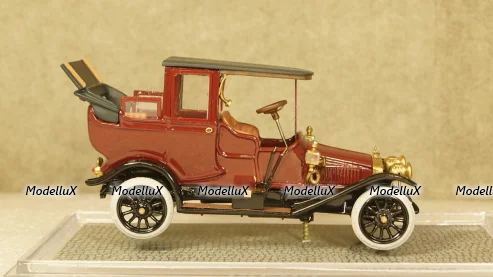 Руссо-Балт С 24-35 Ландоле 1912 г. темно-красный, Студия Колесо 1:43