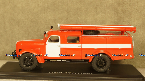 Зил 164 ПМЗ-17А (с белыми полосами), SSM1398, SSM 1:43