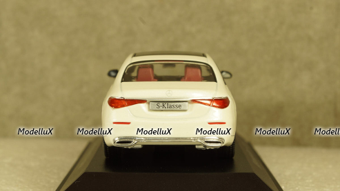 Mercedes S-class (V223) metallic white 2020, B66960632, Herpa 1:43