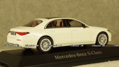 Mercedes S-class (V223) metallic white 2020, B66960632, Herpa 1:43