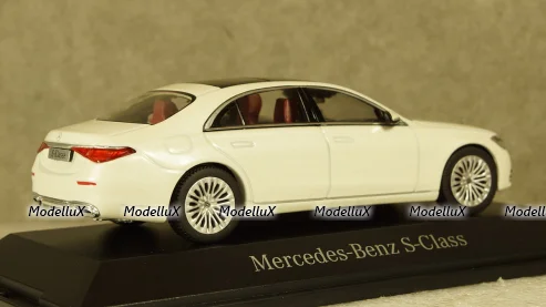 Mercedes S-class (V223) metallic white 2020, B66960632, Herpa 1:43