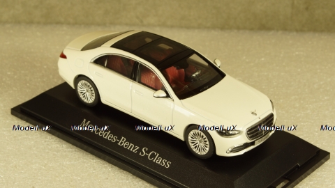 Mercedes S-class (V223) metallic white 2020, B66960632, Herpa 1:43