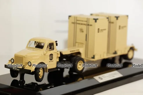 ГАЗ 51П + Т-213 полуприцеп (песочный), 905102, DiP Models 1:43