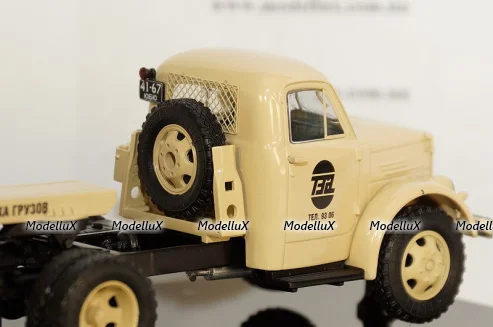 ГАЗ 51П + Т-213 полуприцеп (песочный), 905102, DiP Models 1:43