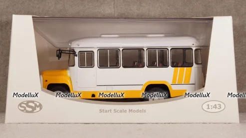 КАВЗ 3270 бело-жёлтый, SSM4035, SSM 1:43