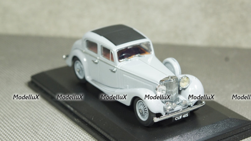 Jaguar SS 2.5 Saloon 1935 grey, Oxford 1:43