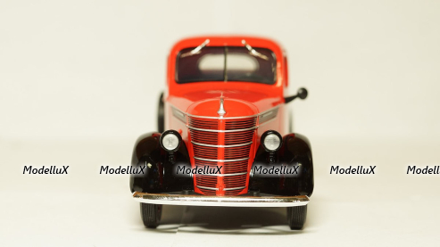 International D-2 Pick up 1937, red, 49-0365, First gear 1:25