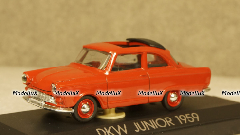 DKW Junior 1959 red, Vitesse 1:43