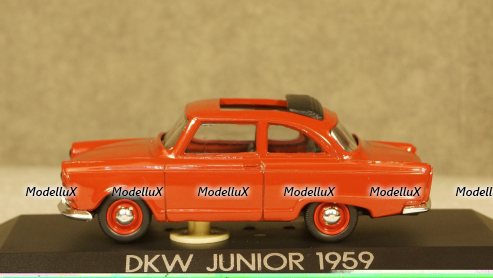 DKW Junior 1959 red, Vitesse 1:43