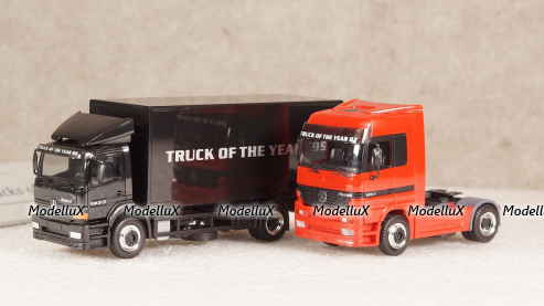 Mercedes Atego and Actros truck of the year Set, B66000322, Herpa 1:87