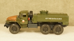 Урал-375 АТЗ-5,5-375 Маслотопливозаправщик, АС-Скейлмоделс 1:43