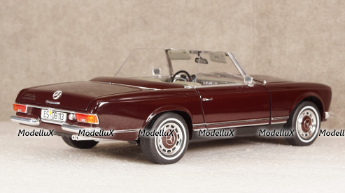 Mercedes 280 SL weinrot, 450035800, Schuco 1:18