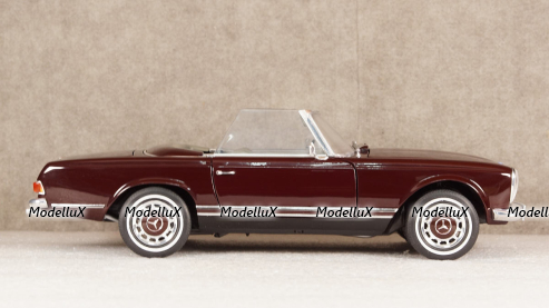 Mercedes 280 SL weinrot, 450035800, Schuco 1:18
