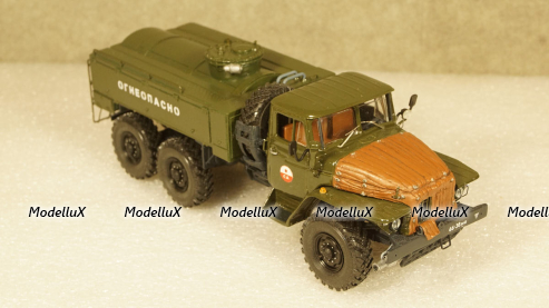 Урал-375 АТЗ-5,5-375 Маслотопливозаправщик, АС-Скейлмоделс 1:43