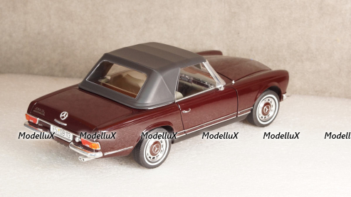 Mercedes 280 SL weinrot, 450035800, Schuco 1:18
