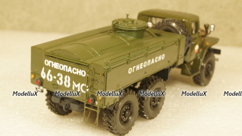 Урал-375 АТЗ-5,5-375 Маслотопливозаправщик, АС-Скейлмоделс 1:43