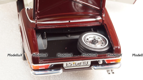 Mercedes 280 SL weinrot, 450035800, Schuco 1:18